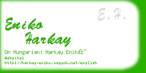 eniko harkay business card